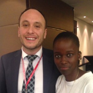Phumeza and Aaron in Cape Town in Jan 2014