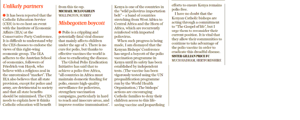 Tablet Letter from GP