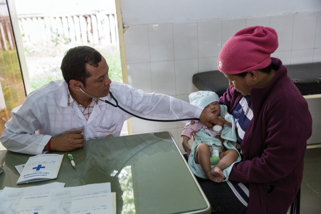 Community health worker in Cambodia, 2014. Image: Tom Maguire