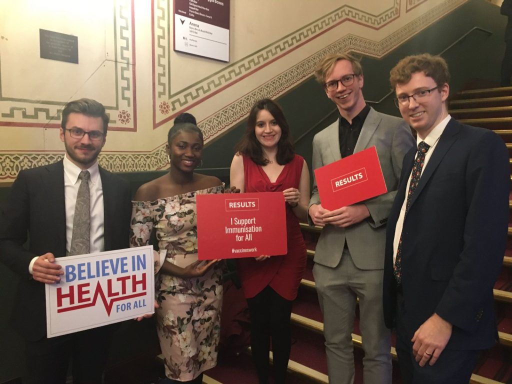 RESULTS London group at the Global Citizen Prize